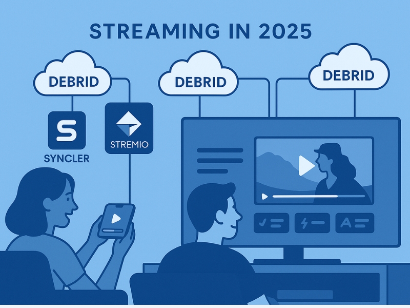 Apps stream via Debrid clouds