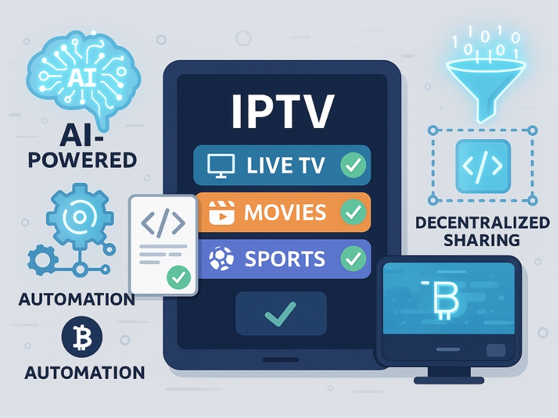 Future of IPTV codes with AI automation and blockchain verification
