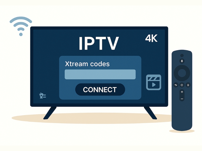 Using Xtream Codes on Firestick with a compatible IPTV player