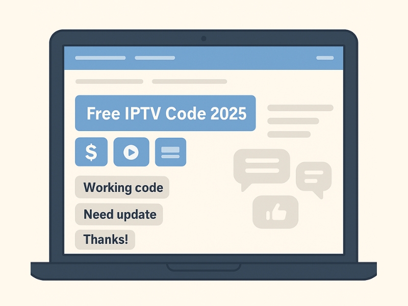 Telegram group sharing free Xtream IPTV codes in real time