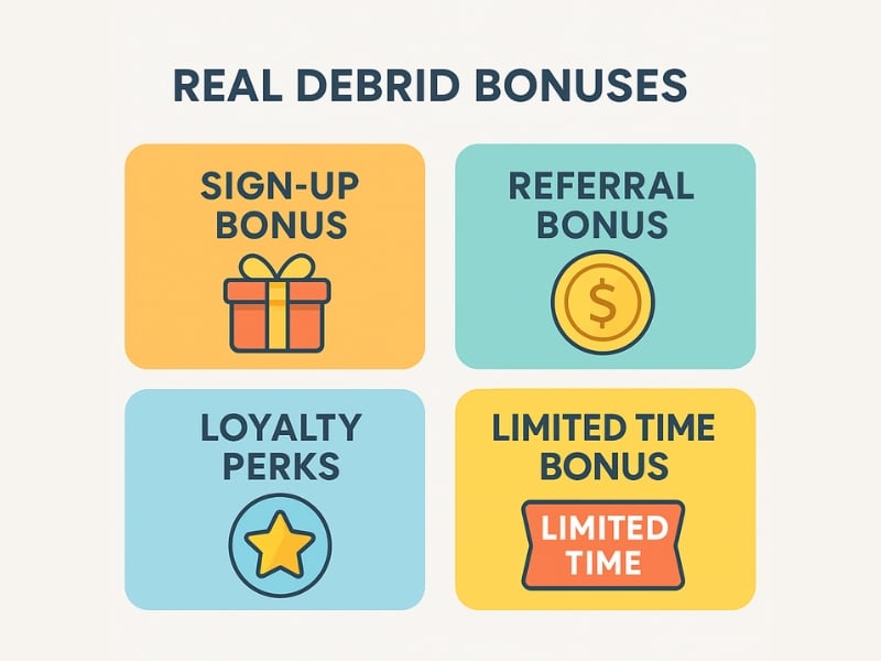 Real Debrid Rewards and Bonuses