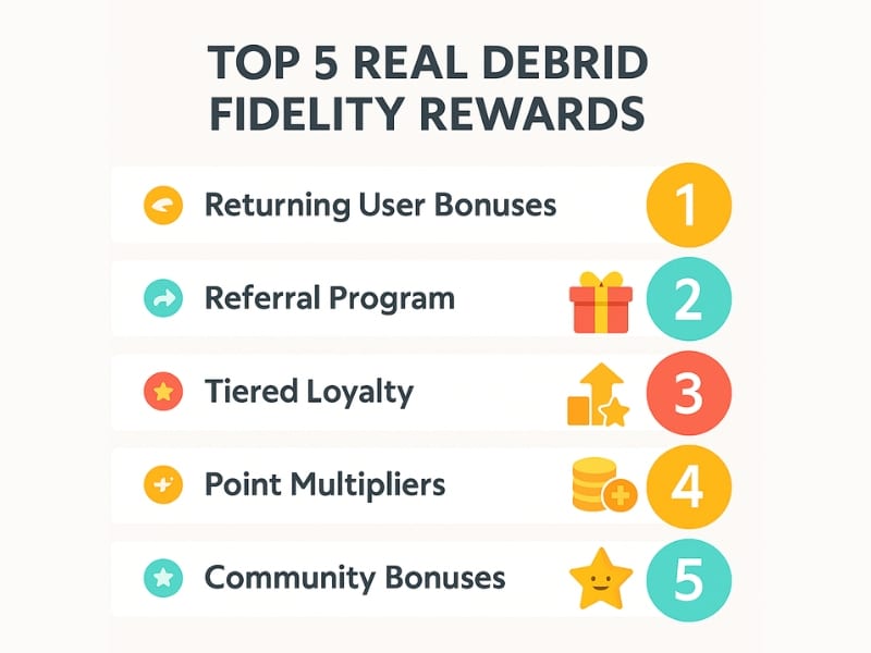 Top 5 Real Debrid Fidelity Options