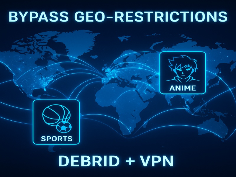 Debrid and VPN for global anime access